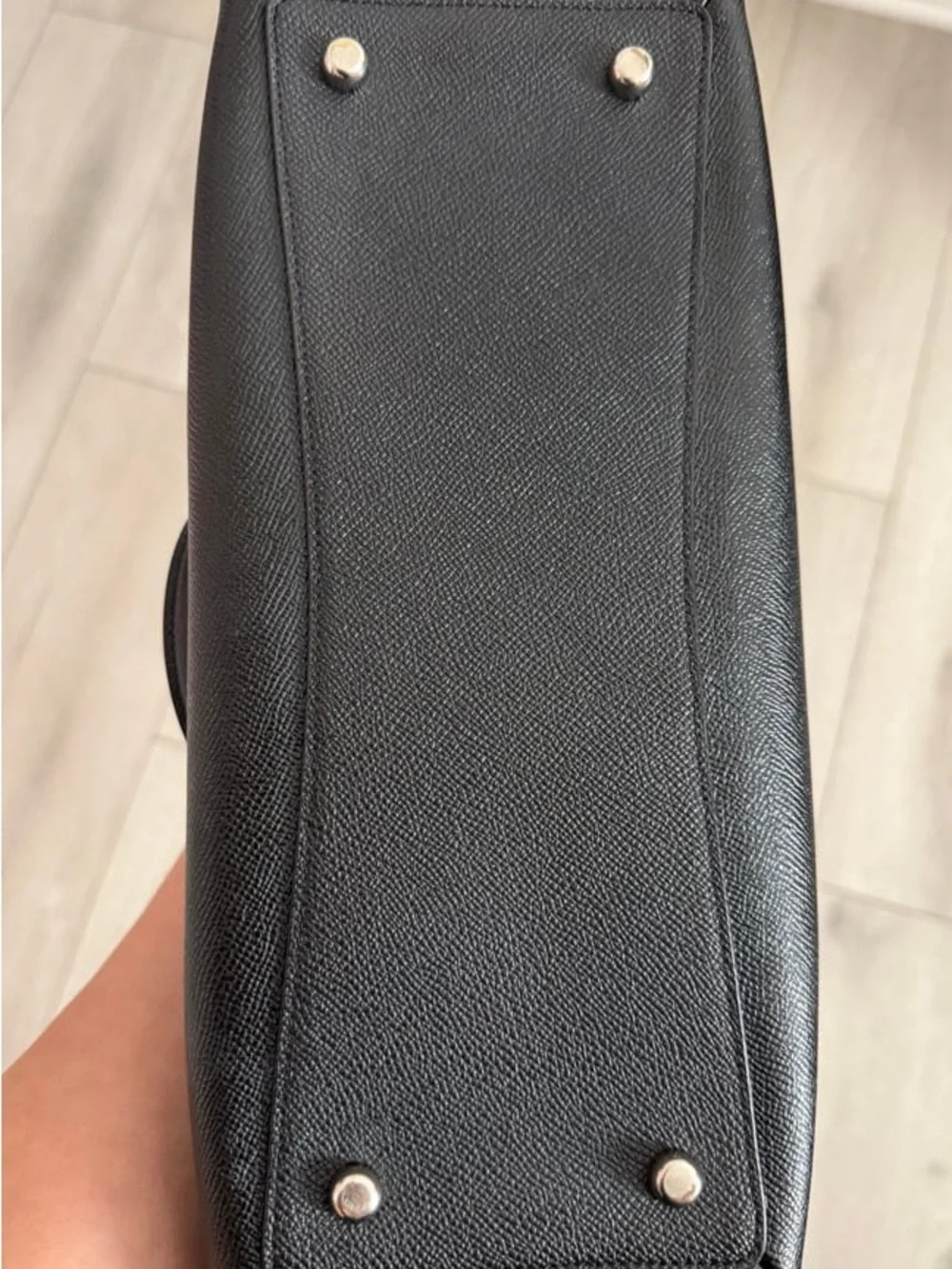 Coach Black Sage Carryall, with Chain Strap
